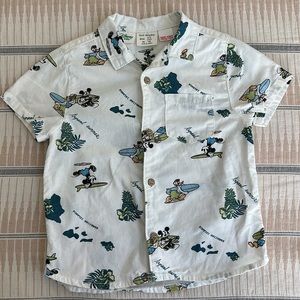 Zara Baby Disney Hawaiian dress shirt